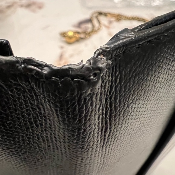 Preloved CHANEL Grained Calf Skin CoCo Button Long Wallet Purse - Black - Picture 11 of 11